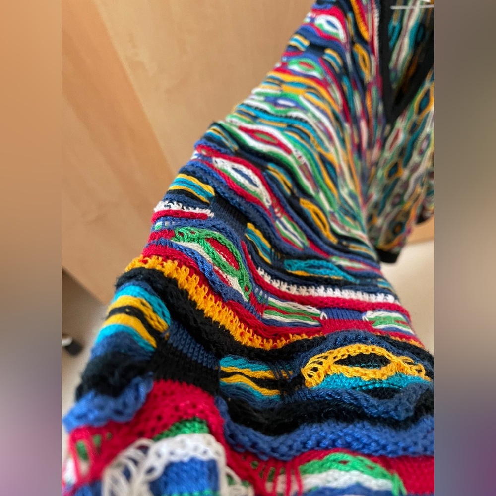 COOGI AUSTRALIA Cotton multicolored v-neck sweater - Picture 4 of 6